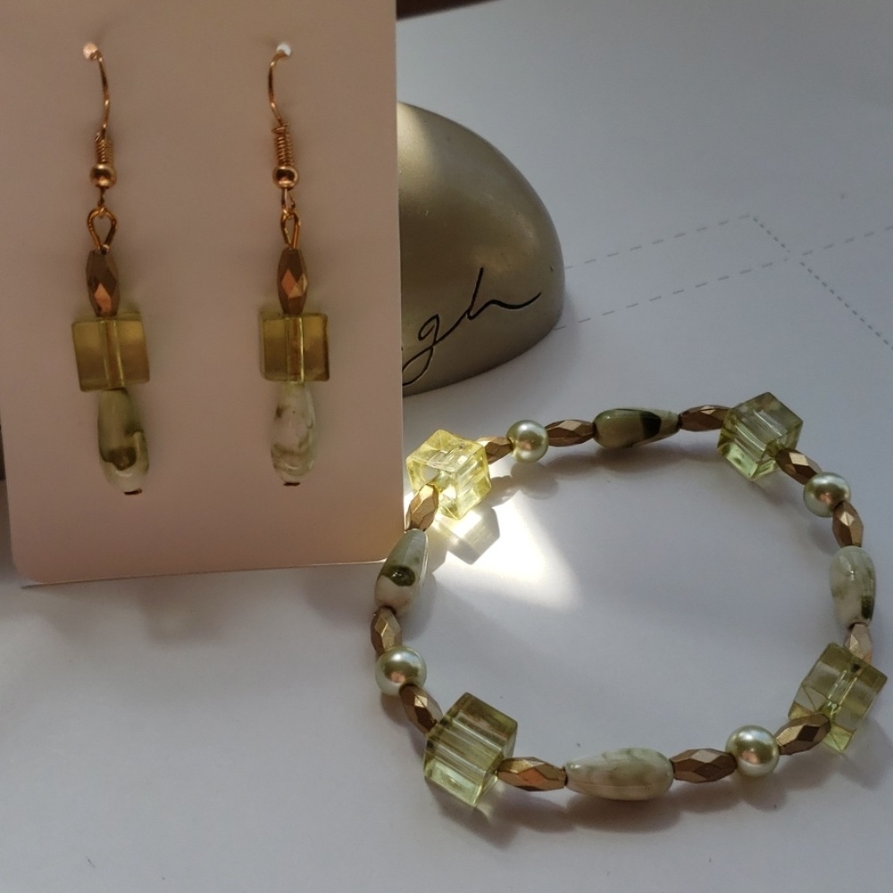 2pc Bracelet and Earring's Set